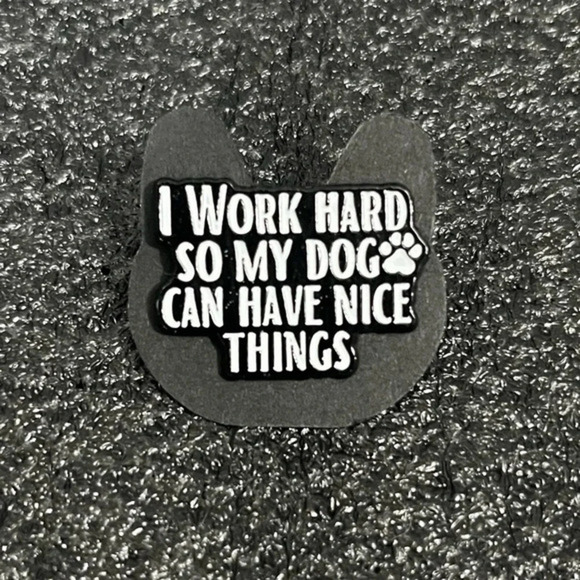 💥5 for $25 sale💥 Spoiled Pup Pin: Because Fido Deserves the Best! - New - Picture 1 of 6